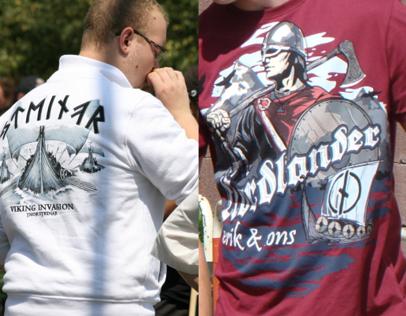 Wikinger und Wikingerschiff als Motiv der Bekleidungsmarken [Thor Steinar](/die-symbolwelt/bekleidung-und-marken/thor-steinar) und [Erik & Sons](/die-symbolwelt/bekleidung-und-marken/erik-sons).